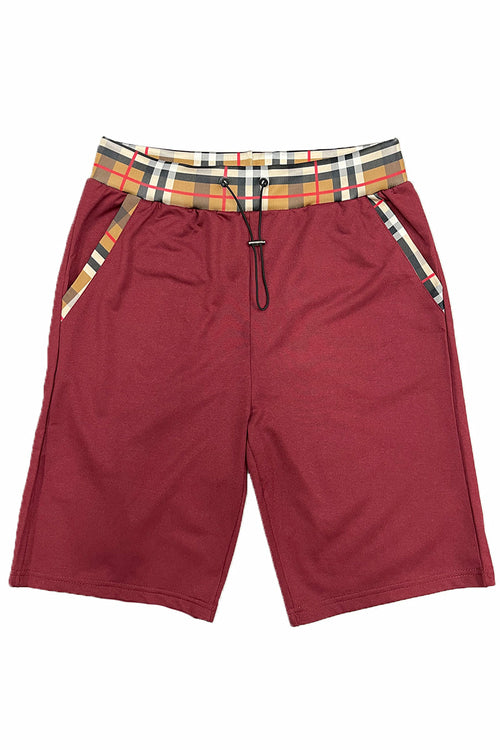 Checkered Detail Shorts EMS4102