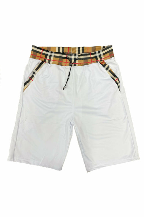 Checkered Detail Shorts EMS4102